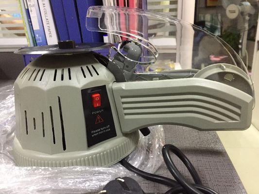 固体透明なデスクトップ テープ ディスペンサー プラスチック電気3mmの幅のオフィスの使用
