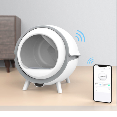 自動猫のスマートな洗面所220Vすくうことの自浄式のキャット リター箱